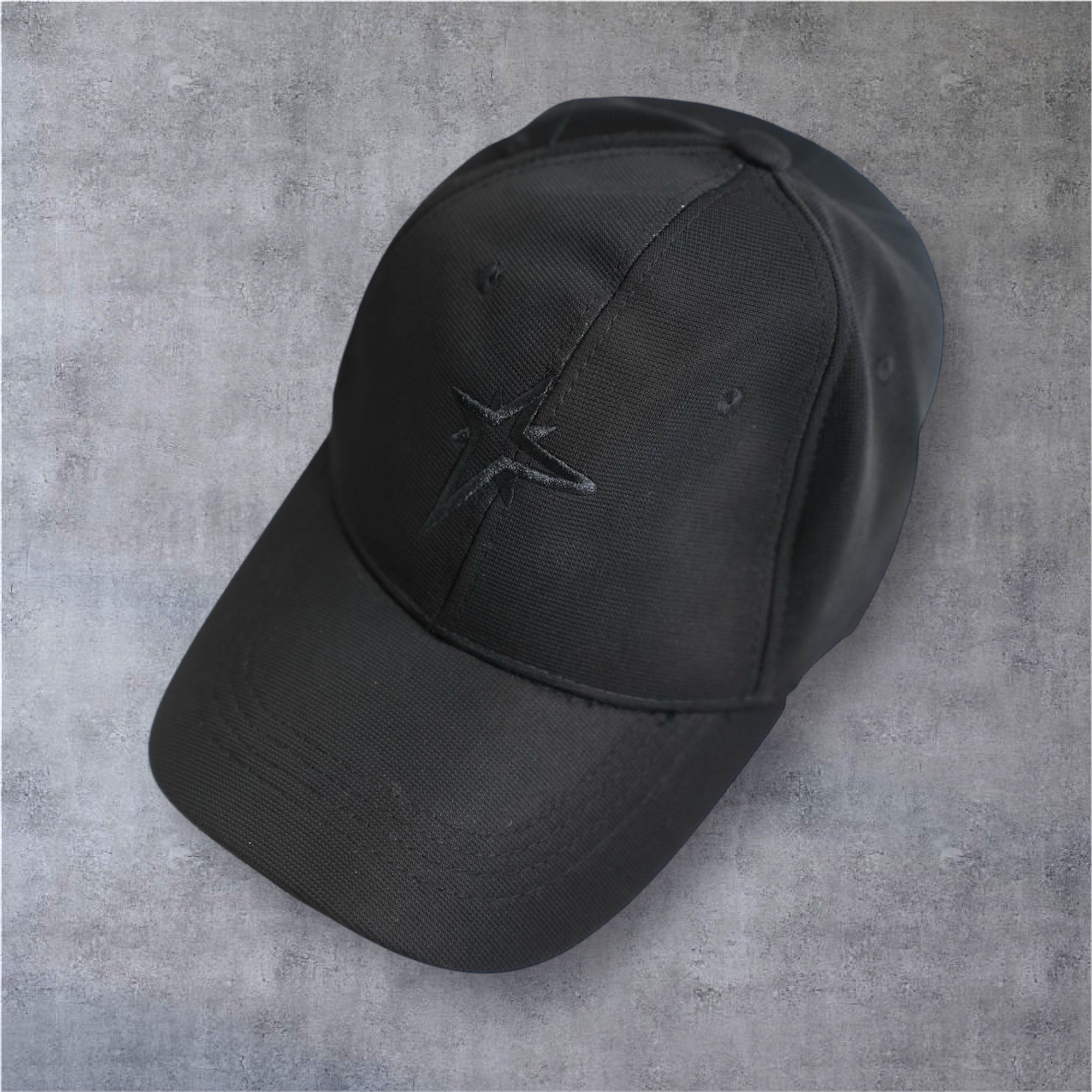 All black cap